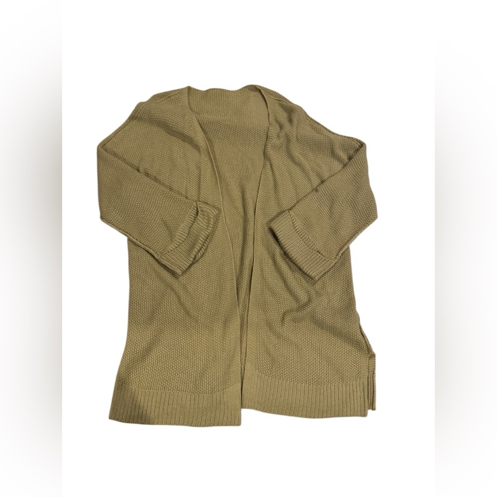 Source Unknown Women's Beige Open-Front‎ Cardigan